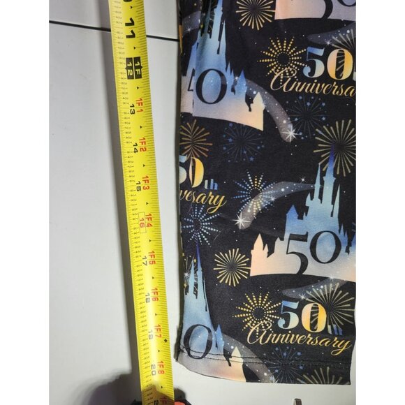 Disney leggings pants Curvy Ambrié Polyester Spandex pajama fiftieth anniversary - Picture 5 of 5